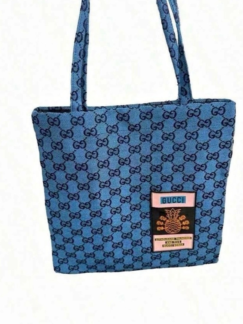 Gucci Pineapple Collection Promotional Mini Tote Blue & Black